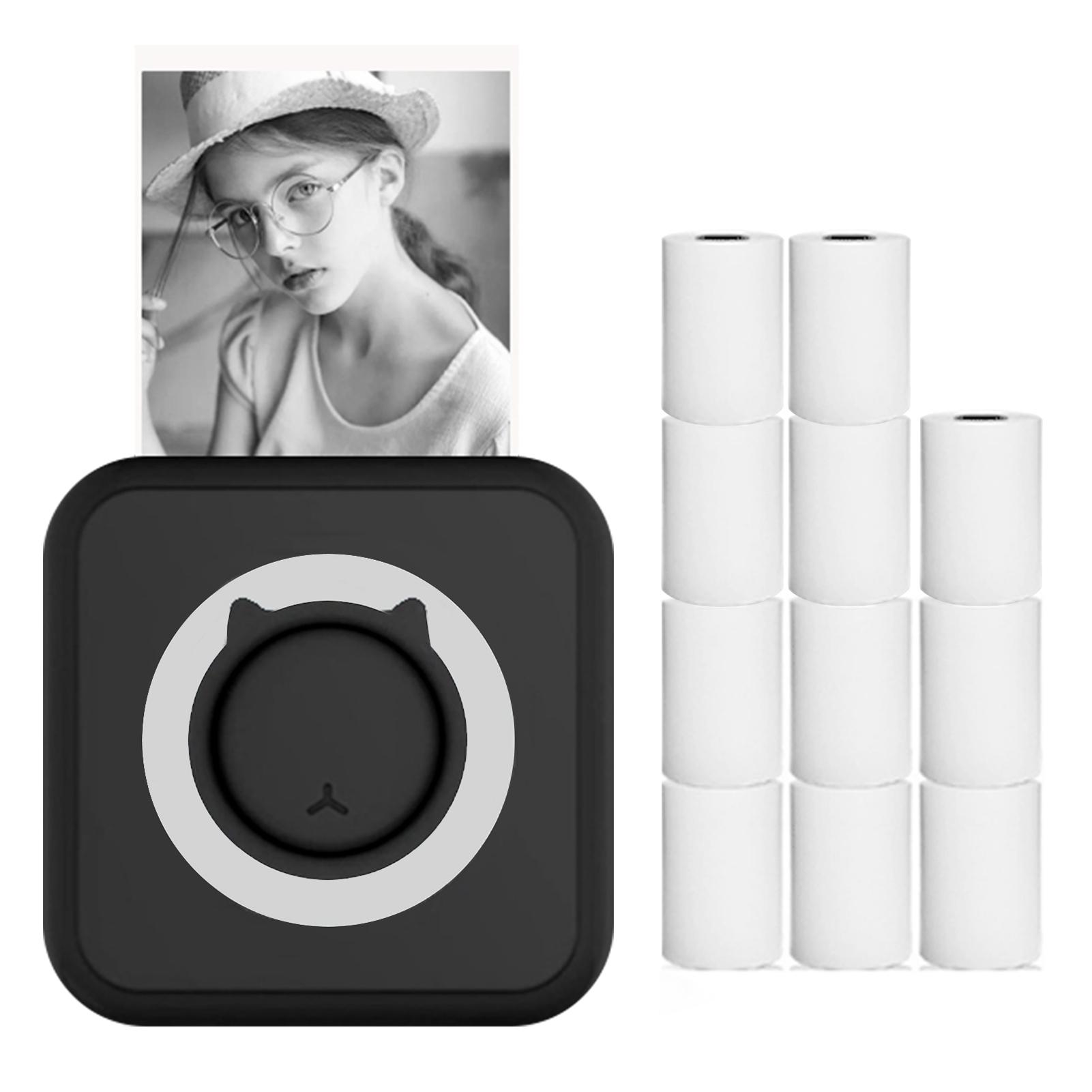 All-in-One-Fotodrucker, tragbarer Multifunktionsdrucker, kabelloser Sofort-Minidrucker, unterstützt BT B-1