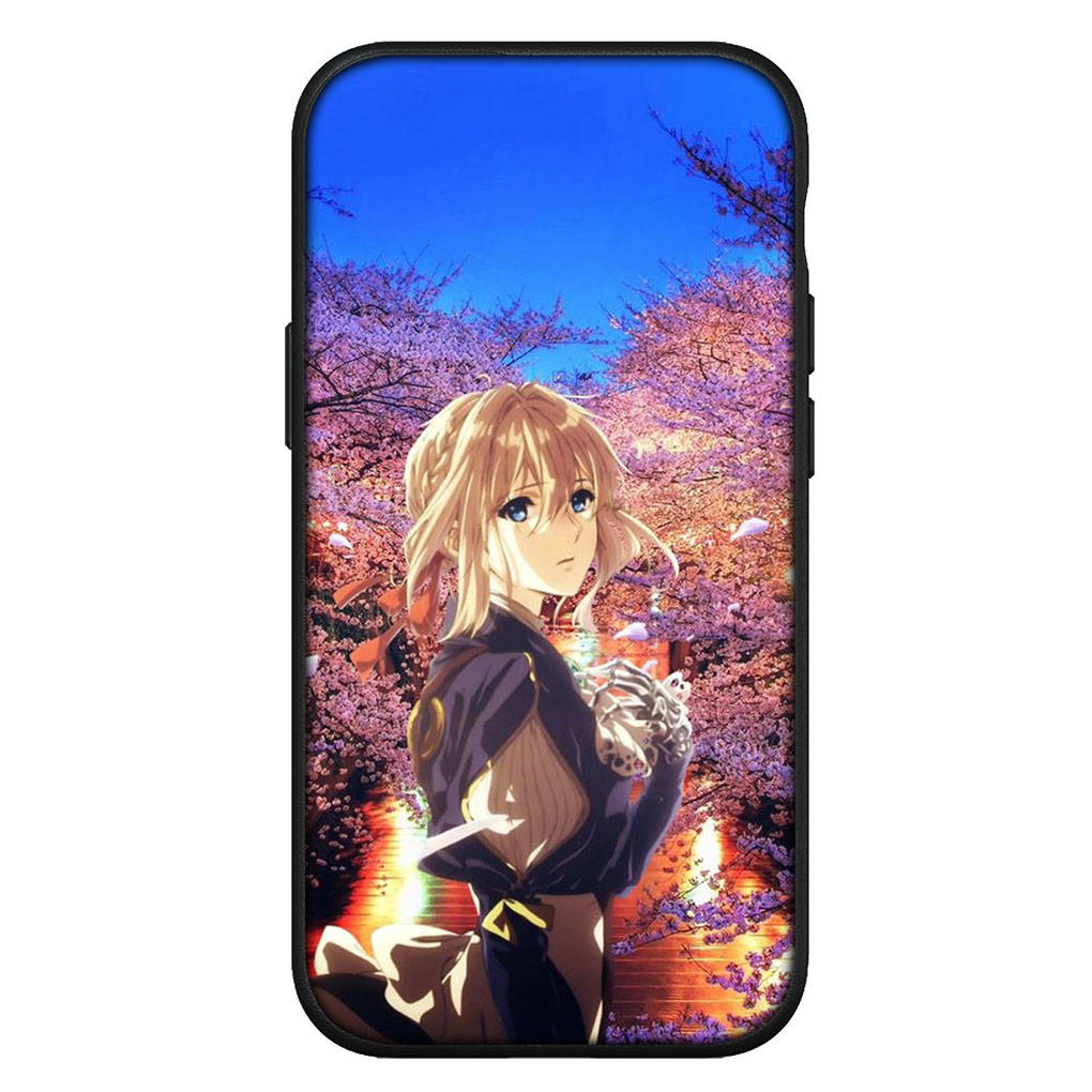 Hülle für iPhone 15 14 Xiaomi Redmi Note 13 12 11 Pro Max X 8 7 9 XR Samsung Galaxy S24 S23 13C 10 OPPO A15 A54 Huawei Violet Evergarden Handyhülle for Samsung Galaxy S7 Edge terra
