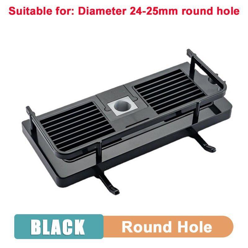 Bad Dusche Lagerung Halter Regale Shampoo Tablett Stehen Kein Bohren Heben Badezimmer Dusche Lagerung Rack Organizer schwarz