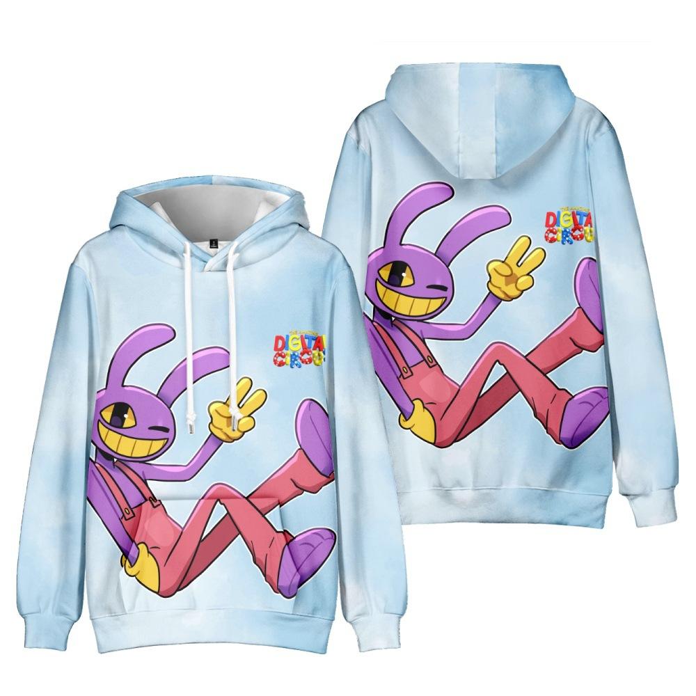 Neue Lustige The Amazing Digital Circus Hoodie Anime Kleidung Casual Mit Kapuze Männer Mode Sweatshirts Fleece Übergroßen Lose Streetwear XXS