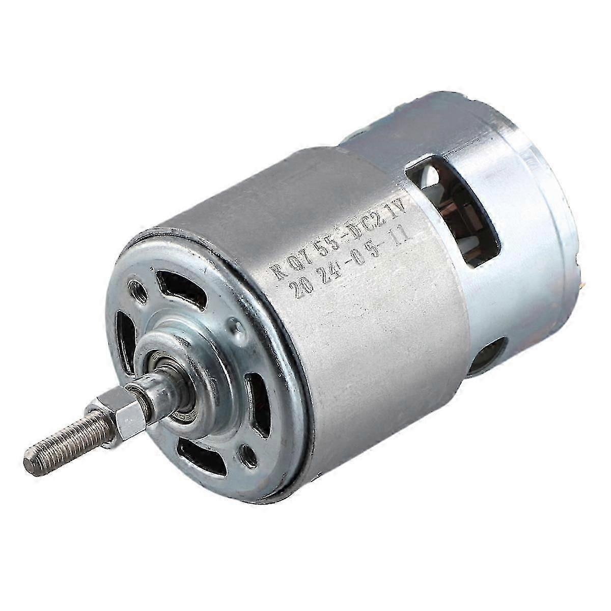 755 Gleichstrommotor für Rasentrimmer 21V Rasentrimmermotor mit langem Schaft für effizientes Unkrautmähen und js