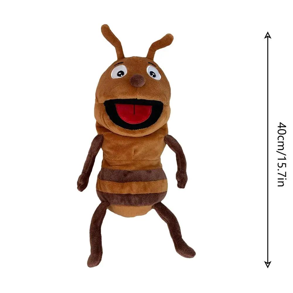 Handpuppen Kinderspielzeug Plüsch Insekten Tier Raupe Marienkäfer Handpuppen Puppe Familie Geschichtenerzählen Rollenspiele Fingerspielzeug about 30cm
