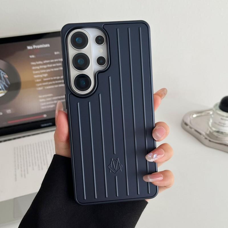 RIMOWA Kompatible Galaxy S26 Ultra S25 Handyhülle Galvanisierte PC Schutzhülle Schlank Leicht für den täglichen Gebrauch S25 Original Box