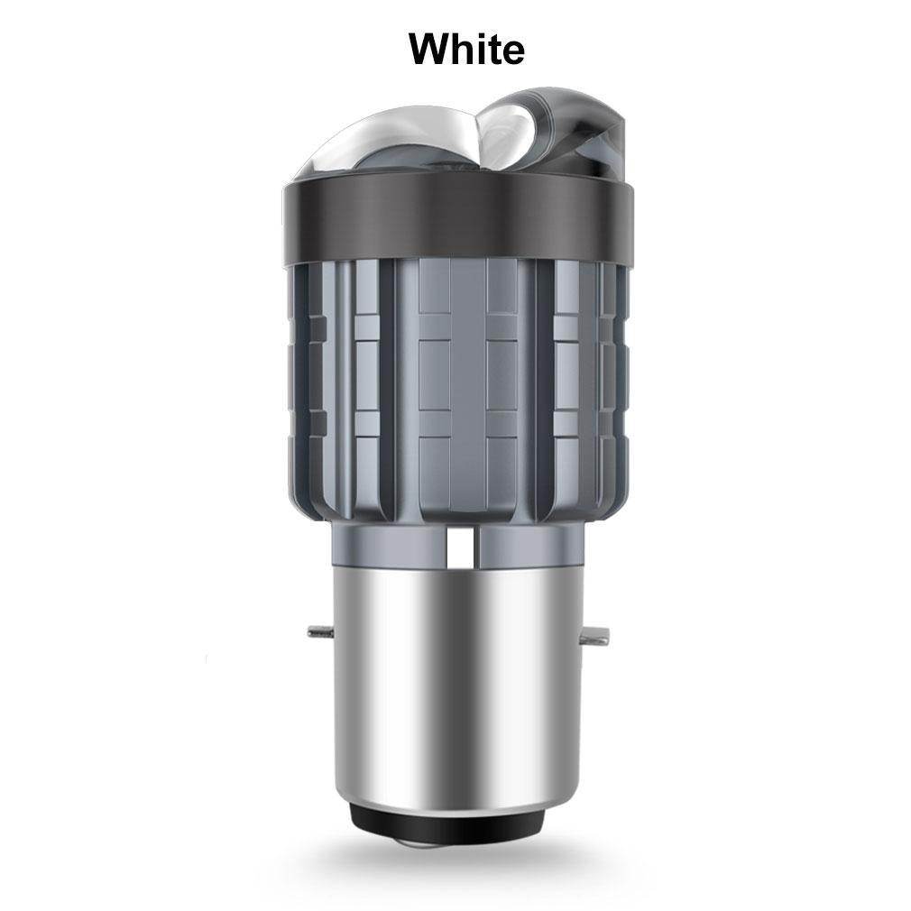 1Pc 30000LM BA20D H6 H4 LED Motorrad Scheinwerfer Birne Roller Lichter Doppel Fisheye Objektiv CSP Moto LED Motorrad Lampe Weiß bernstein BA20D H6 weiß