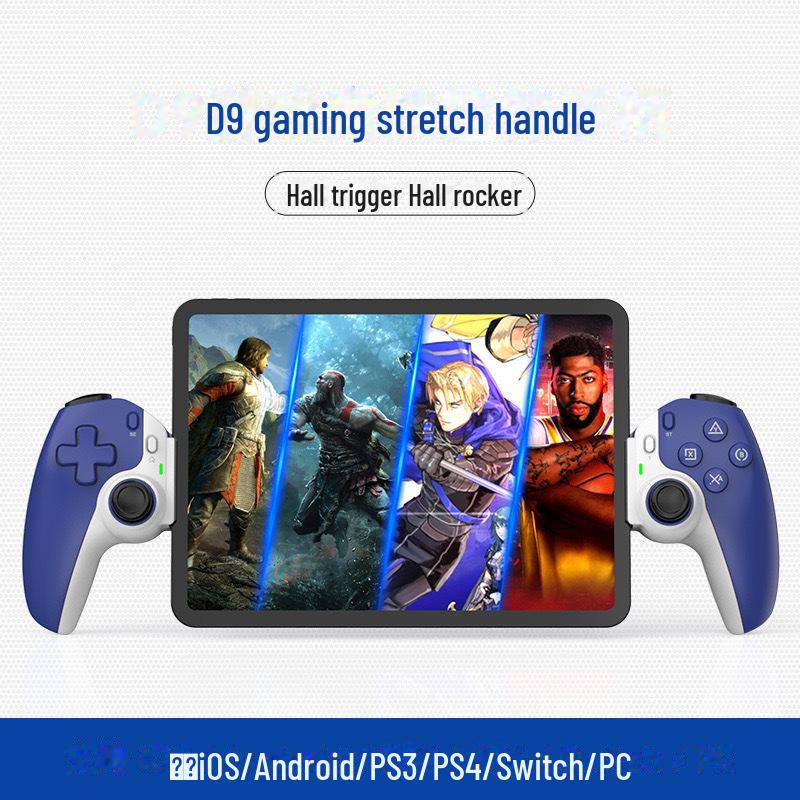 D9 Kabelloser Bluetooth Dual Hall Stretch Game Controller für Handy, PC, Tablet, Switch, PS3 und PS4