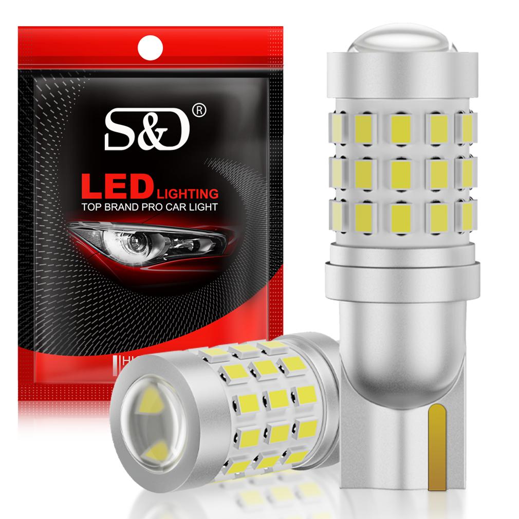 2 Stück W5W T10 LED CANBUS Kein Fehler 42SMD LED-Chips 194 168 Auto Innenraum Seitenlicht Autolampen Karten-Innenleuchten 1000LM 12V Lampe 6000K