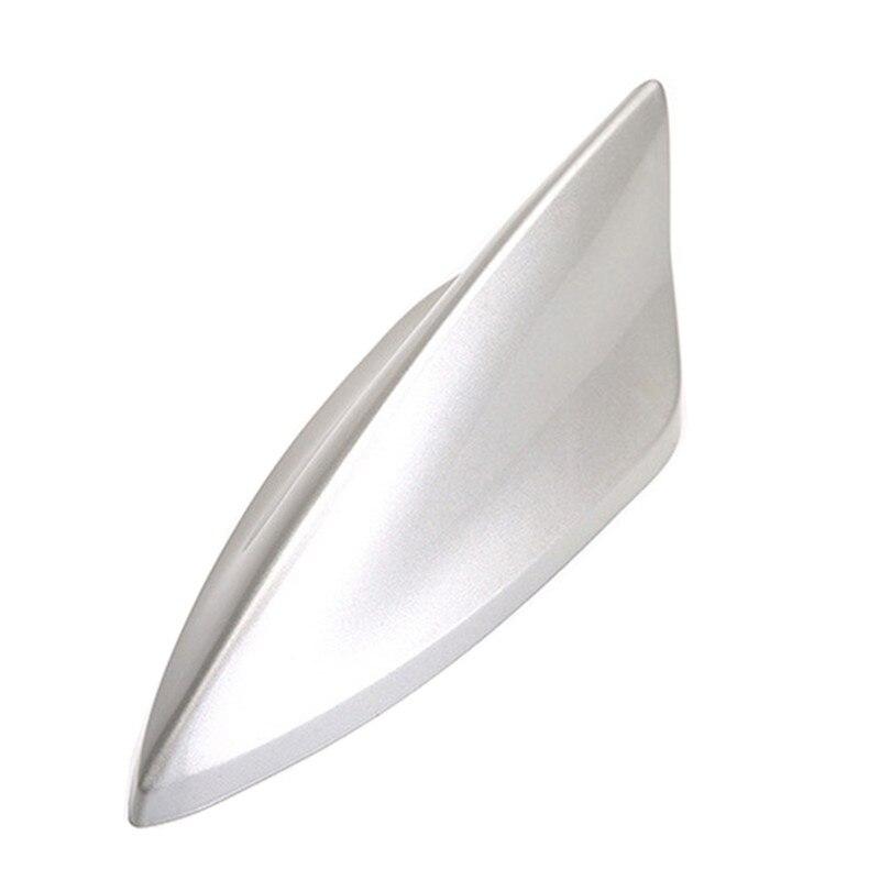 Verbesserte Signal Universal Auto Shark Fin Antenne Auto Dach FM/AM Radio Antenne Ersatz für BMW/Honda/Toyota/Hyundai/Kia/etc silber