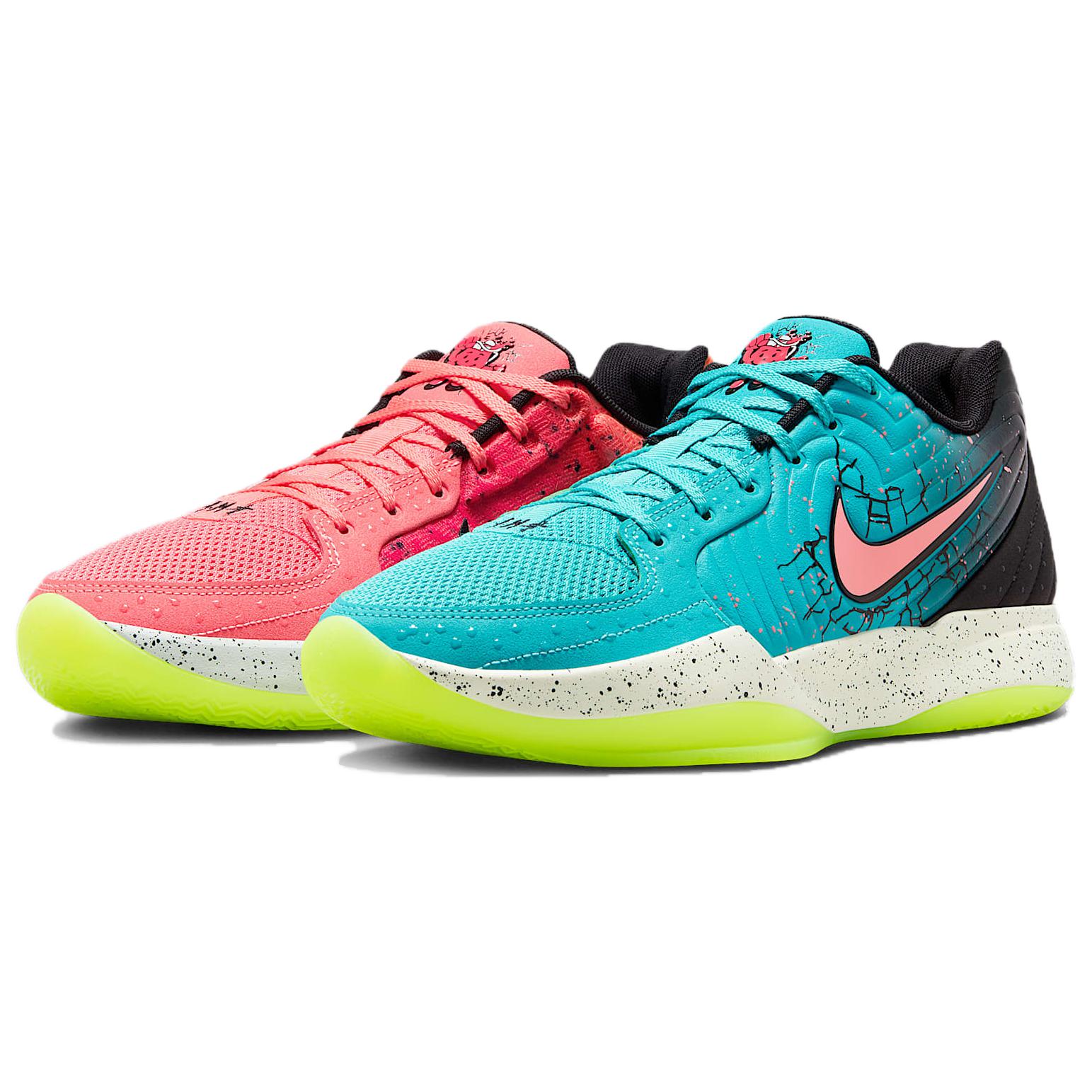 Kool-Aid x Nike Ja 2 EP Mixed Berry Herren Sneaker Mehrfarbig Leuchtendes Karmesinrot Flach-Silber IF0303-800 43