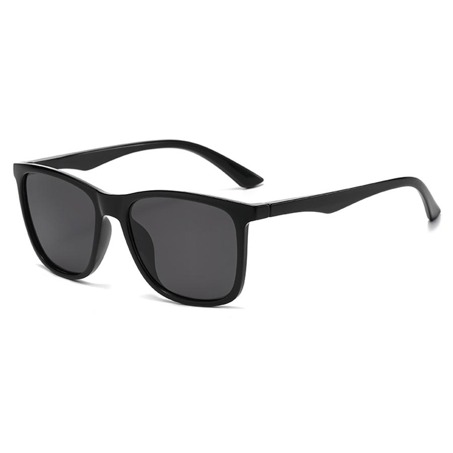 Modische Sonnenbrillen, quadratische Sonnenbrille, polarisiert, für Herren und Damen, modisches Accessoire schwarz
