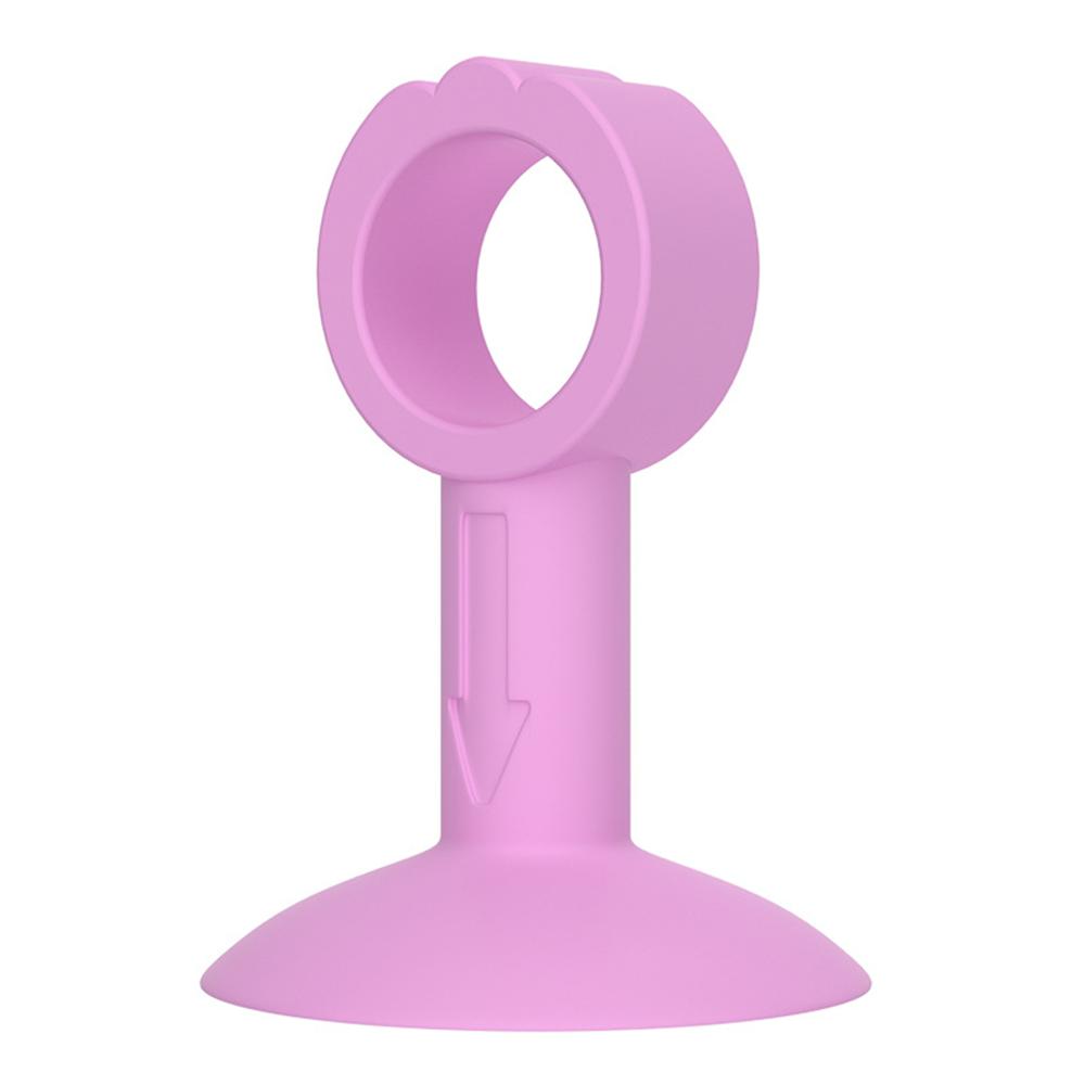 Silikon Anti-Kollision Tür Stopper Saugnapf Typ Tür Griff Abdeckung Stille Schutz Pad Wand Schutz Türklinke Stoßstange rosa