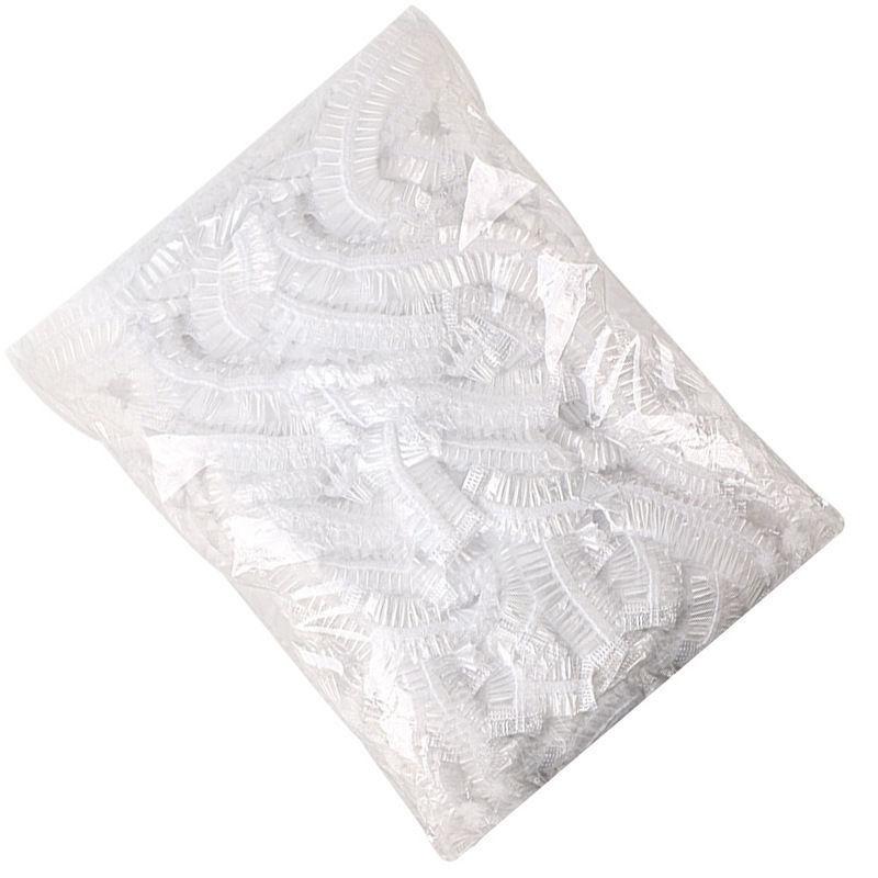 100 stücke Einweg Lebensmittel Abdeckung Kunststoff Wrap Elastische Lebensmittel Deckel Für Obst Schalen Tassen Kappen Lagerung Küche Frisch Halten Saver tasche 50Pcs reinfarbig