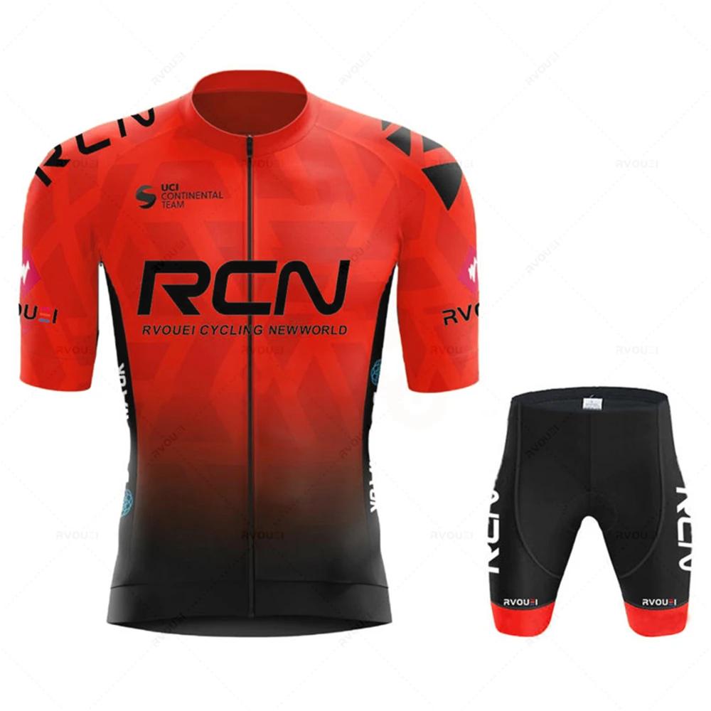 2025 Team Radtrikot Set Sommer Atmungsaktiv Rennrad Anzug Fahruniform Fahrradbekleidung Neue Sport Radsport-Kits 3XL