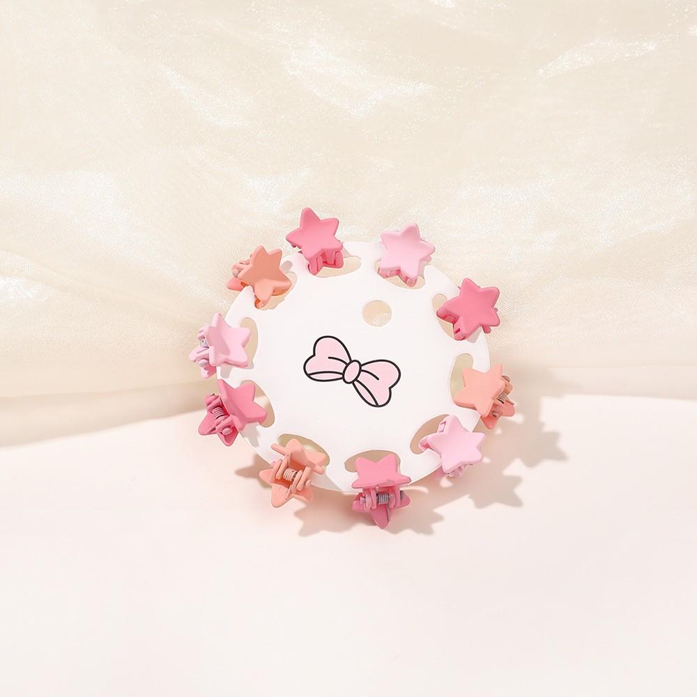 10 Teile/satz Süße Blumen Sterne Kleine Haar Krallen für Mädchen Kinder Haarnadeln Bunte Haar Clips Krabben Modische Haar Zubehör