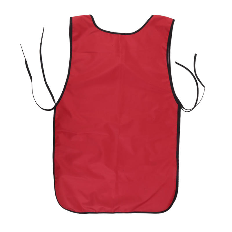 Mode Atmungsaktive Schürze Küche Öl-proof Taille Erwachsene Arbeit Schmutz-beständig Arbeitskleidung Schürze One Size rot