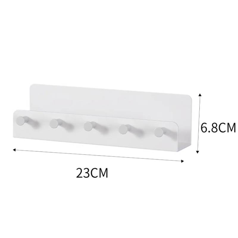 Selbstklebender Schlüsselhalter zum Aufhängen, Wandmontage, Wäscheständer für die Küche, langlebig, ohne Bohren, Aufbewahrungsbehälter für Armbänder, Telefone und E-Mails