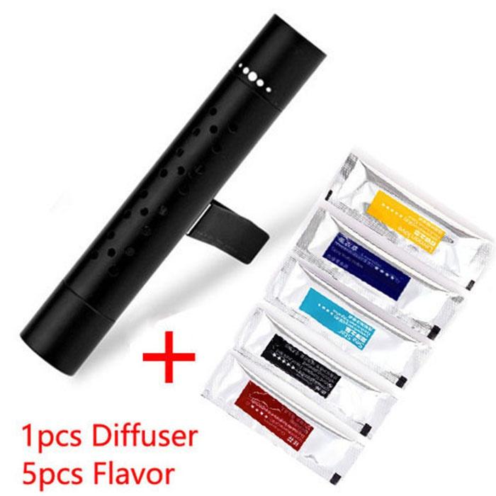 Auto-Lufterfrischer, Geruch im Auto, Styling, Lüftungsschlitz, Parfüm, Parfum, Aroma für Auto-Innenraum, Luftauslass, Auto-Aromatherapie-Clip schwarz