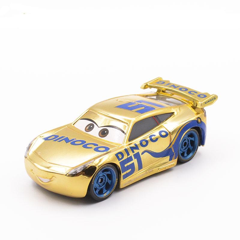 1:55 Pixar Cars 3 Metall-Druckguss-Spielzeugauto Lightning McQueen Rpm 64 Synerg 5 Jackson Storm Kinderspielzeugauto Geschenk