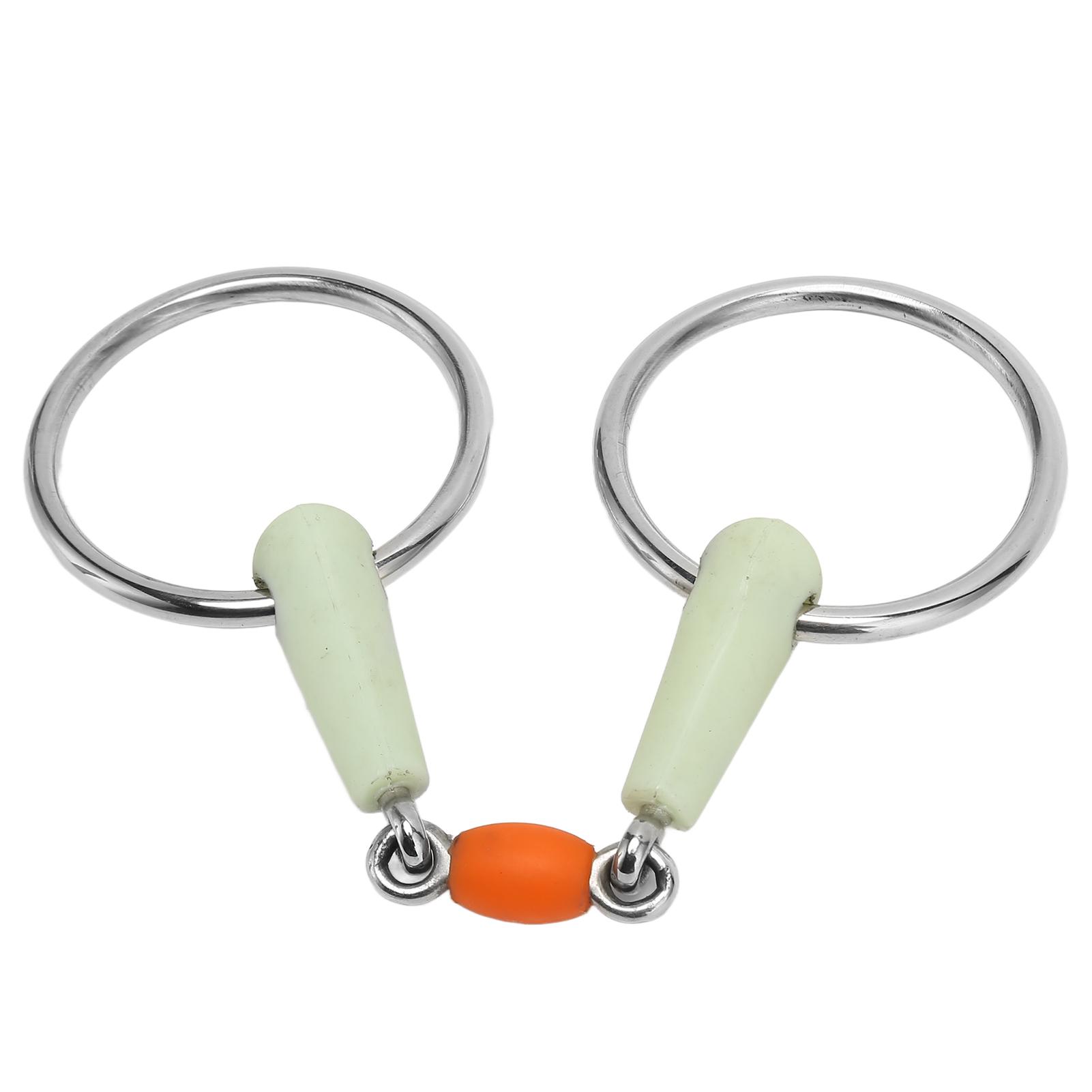 Pferdemaulgebiss Apfelgeschmack Professionelles Pferdetrense-Gebiss aus Edelstahl für das Training im Reitsport