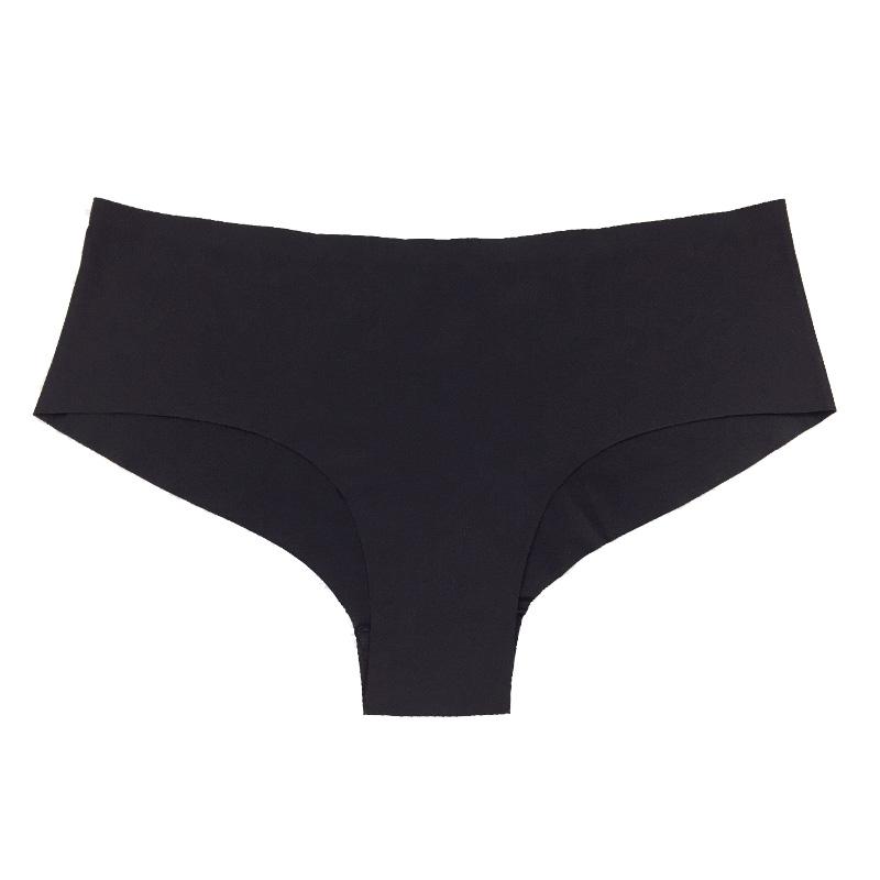 CINOON Frauen Nahtlose Höschen Fitness Unterwäsche Weibliche Komfort Dessous Mode Low-Rise Sexy Slip 5 Farben Dessous XL schwarz