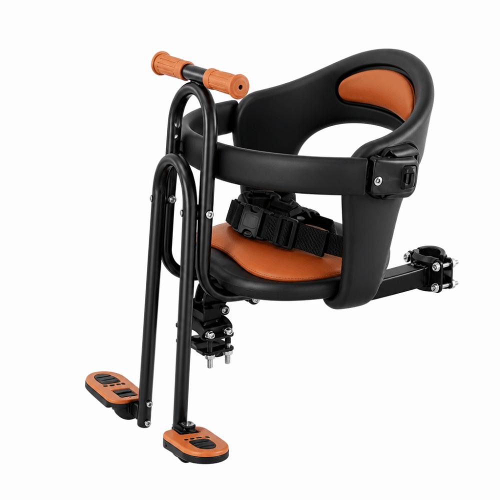 Vorbau-Kindersitz Armlehne Vorderrad-Kindersitz für MTB Kindersicherheitsitz Mountainbikes schwarz