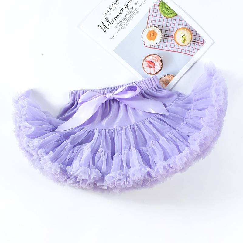 Kinder Mädchen Tüll Rock Baby Mädchen Kleidung Tutu Pettiskirt Rock Mode Mädchen Kleidung Prinzessin Röcke Rock Für Mädchen Kleidung 13-18years violett