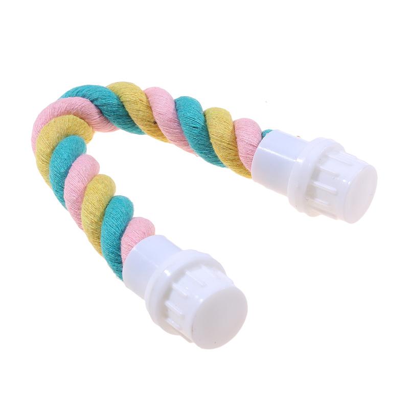 Heimtierbedarf Papagei Spielzeug Schaukel Leiter Station Pole Klettern Seil Station Rod Vogelkäfig U-förmigen Vogel Rahmen 24.5cm