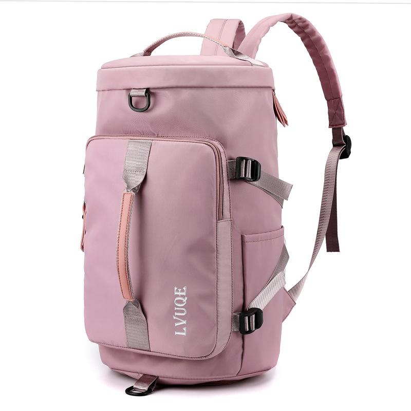 Wasserdicht Gym Fitness Tasche Outdoor Rucksack Frauen Reise Rucksack Schuh Sport Student Übung Rucksack Mode Lässig Rucksäcke gray
