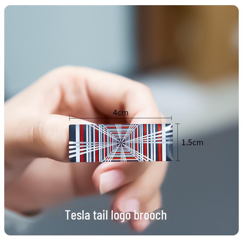 Tesla Model 3/Y/S/X PLAID Hochleistungs-Hecklogo Autozubehör