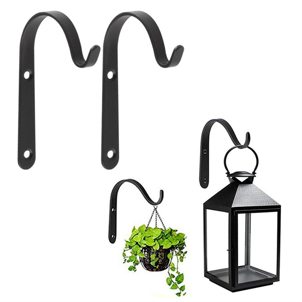 4PCS Garten Anlage Wand Montiert Metall Hängen Halterung Dekorative Anlage Aufhänger für Vogel Feeder
