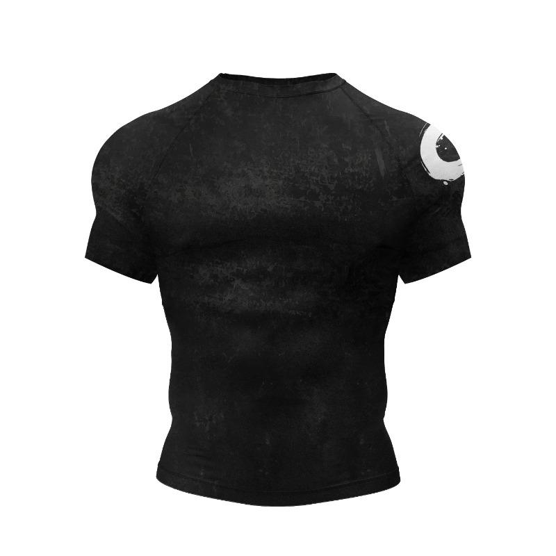 Heißer Verkauf 3D-bedruckter MMA BJJ Rash Guard Kompressionsshirt für Grappling Wrestling Tägliche MMA BJJ No-Gi Fitness-T-Shirts XL