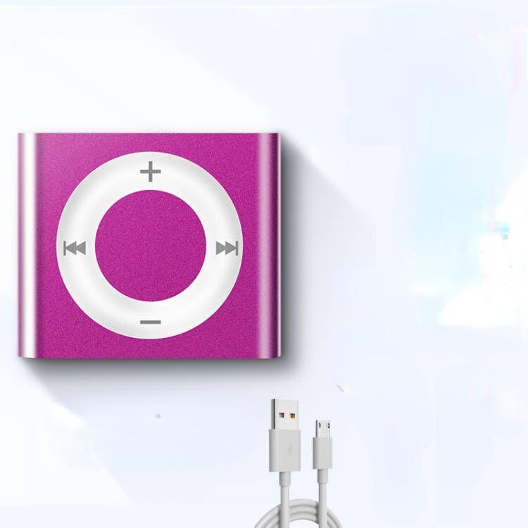 Leichter und ultradünner MP3-Player mit Metallgehäuse, tragbar für Sport und einfaches Tragen MP3+64GB Card