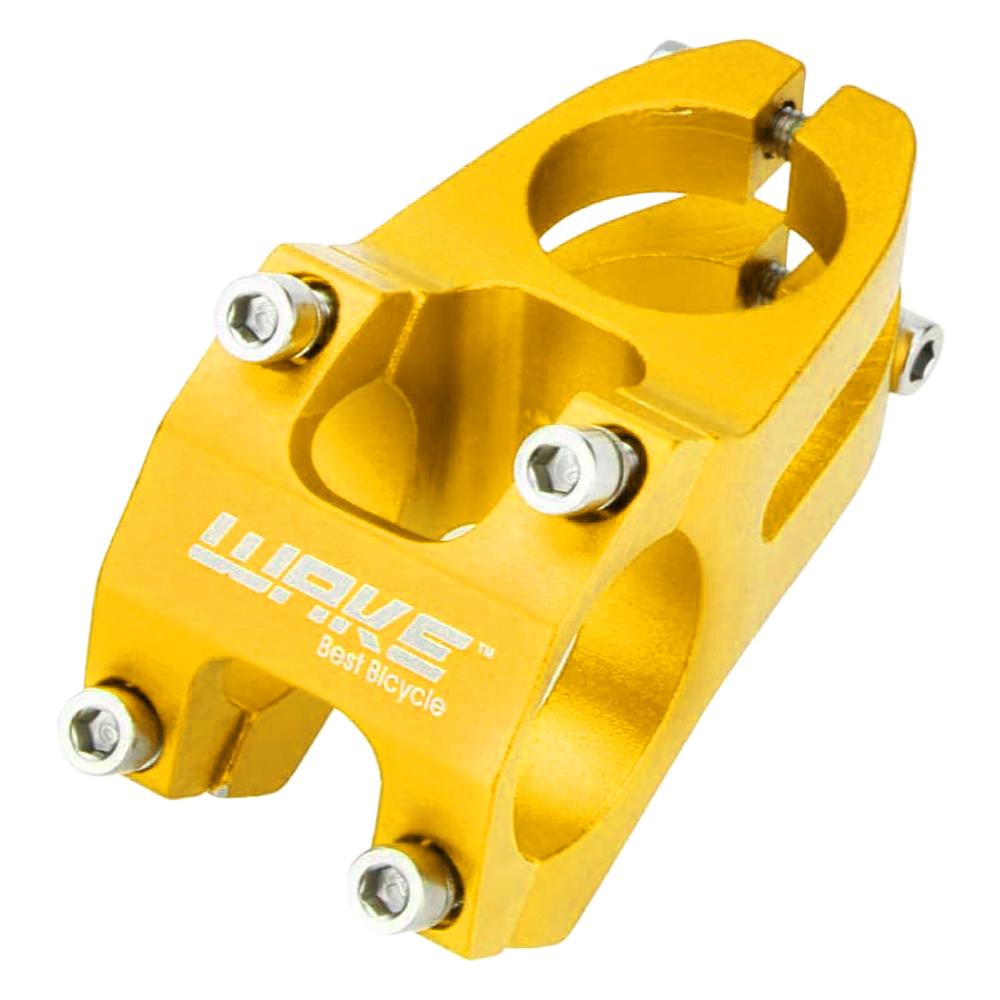 Radfahren Fahrrad Aluminiumlegierung MTB Mountainbike Lenker Vorbau gold