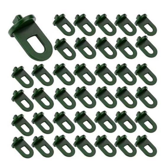 Befestigungsschnallen, umweltfreundlich, starkes Zubehör, Gewächshaus-Clip-Verschluss, Pflanzen-Gemüse-Pfropfen-Stützverschluss, Gewächshaus-Clip-Verschluss grün