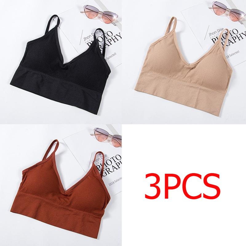 Frauen Tank Crop Top Nahtlose Unterwäsche Weibliche Crop Tops Sexy Dessous Dessous Abnehmbare Leibchen One Size