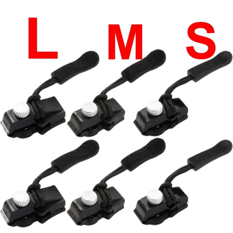 Universelles Reißverschluss-Reparaturset, schneller, sofort abnehmbarer Reißverschlusskopf, Ersatz-Reißverschlussschieber für Jacken, Taschen, Mäntel, freies Nähen 1 pcs