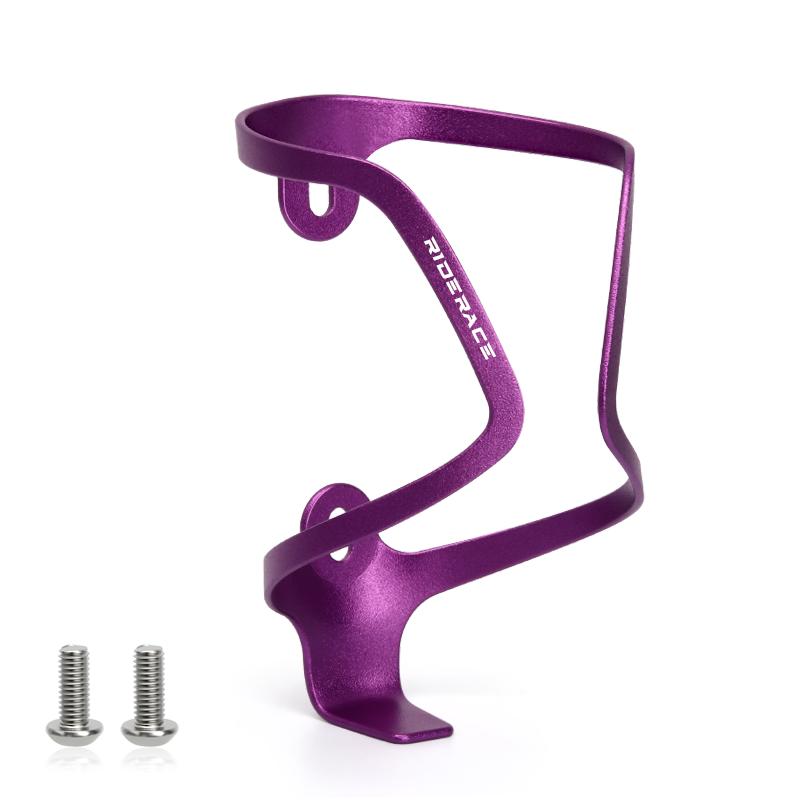 Fahrrad Flaschenhalter Aluminiumlegierung Leichtgewicht MTB Rennrad Wasserflaschenhalter Cup Halterung Outdoor Sport Fahrradzubehör violett
