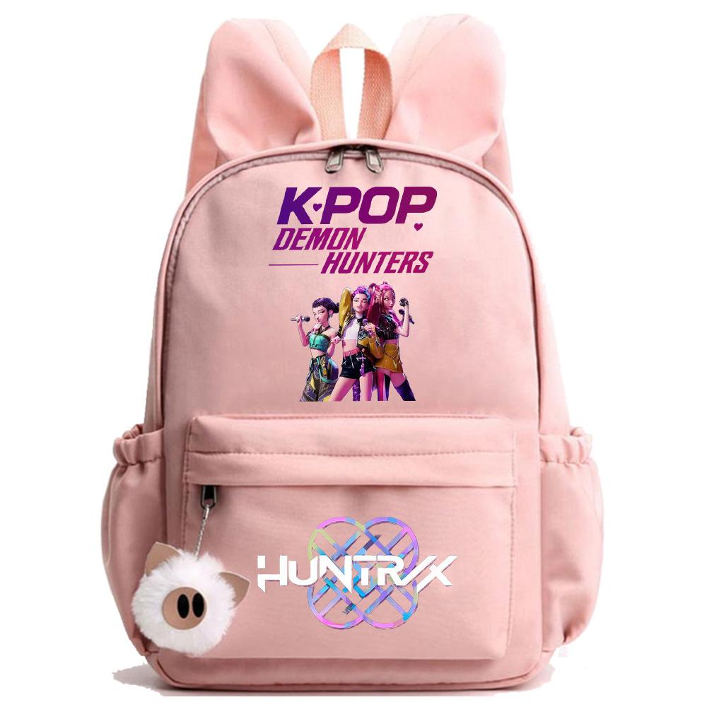 Anime Niedlich K-Pop Bedruckter Rucksack Student Teenager Schultasche für Junge Mädchen Schultasche Kindergeschenk Damen Große Kapazität Reisetasche Mochila