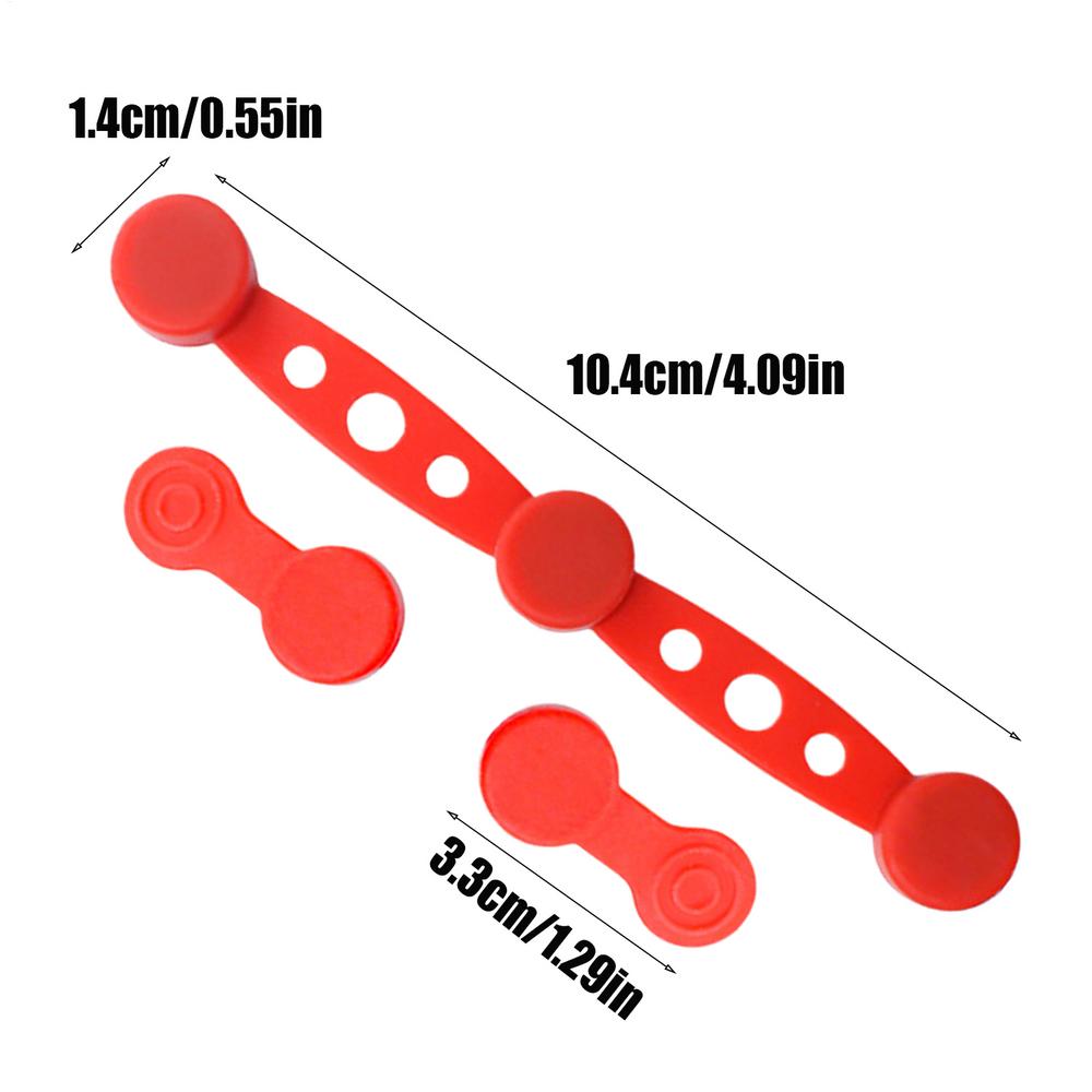 Air Fryer Magnet Silikonschnalle Hochtemperaturbeständig Zum Fixieren von Air Fryer Backpapier Verschluss Air Fryer Zubehör rot