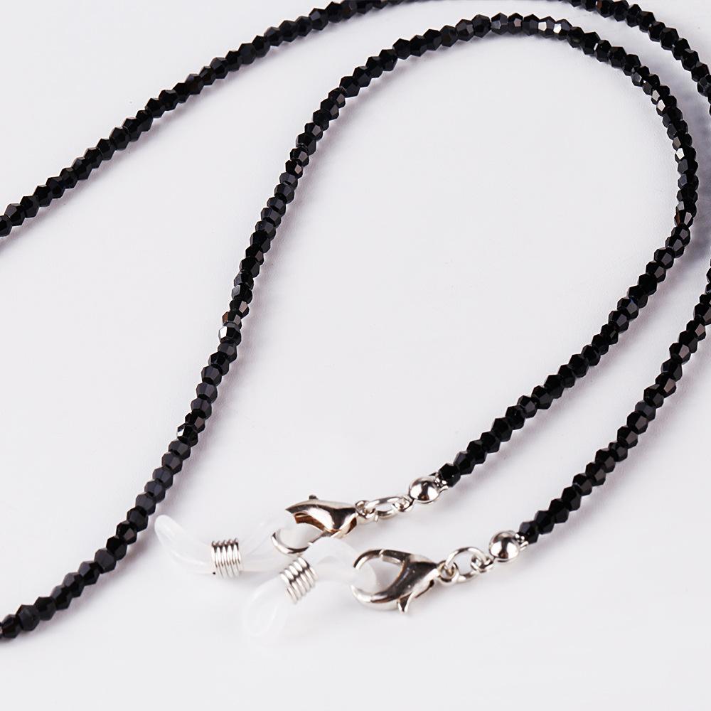 Mode Perlen Maske Gläser Dual-Use-Lanyard Kristall Gewebte Perlen Gläser Kette Maske Kette Halskette Schmuck Kopfhörer Kette