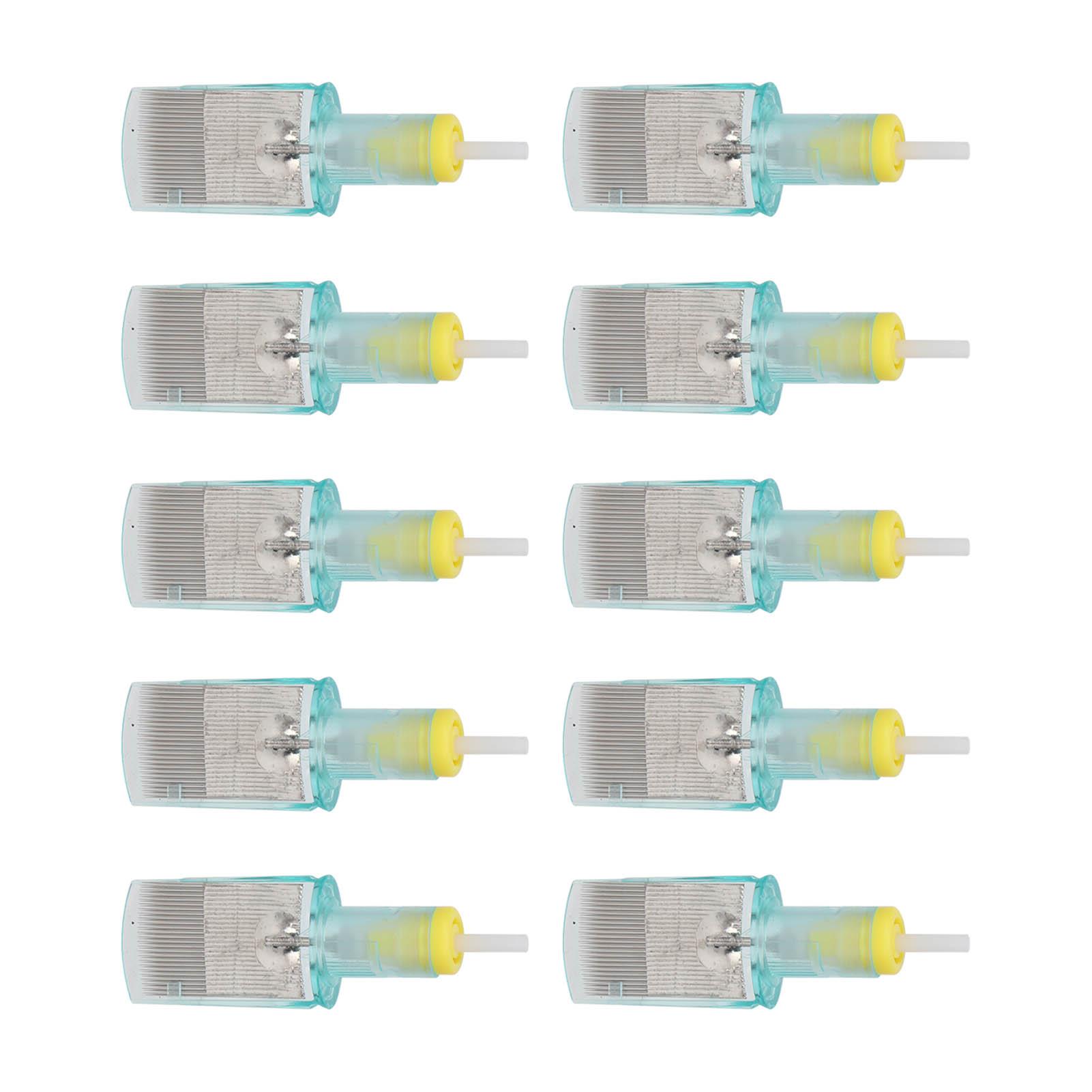 10 Stück Flachklingen Tattoo Nadeln Einweg Glättungsnadel Hub Tattoo Patronennadeln für