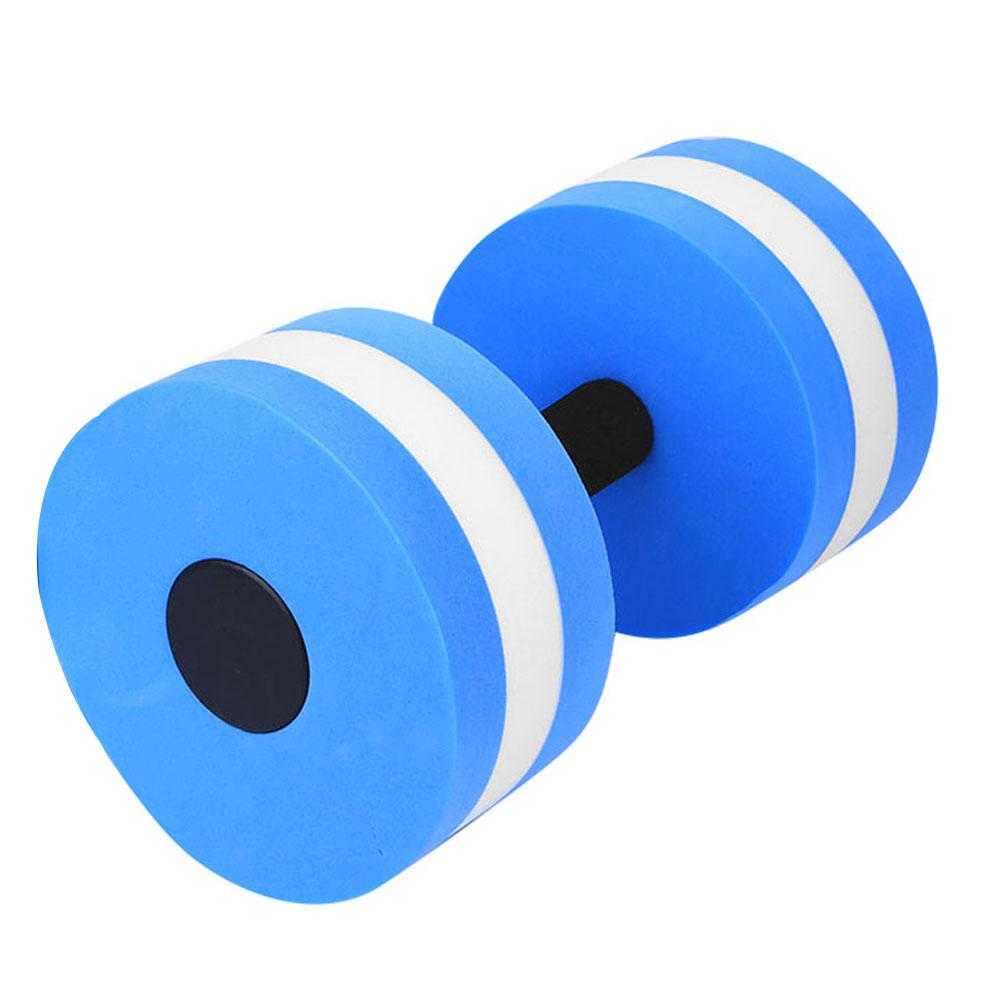 Umweltfreundliches rundes Schaumwasser-schwimmendes Hantel-Fitnessgerät(blau weiß )