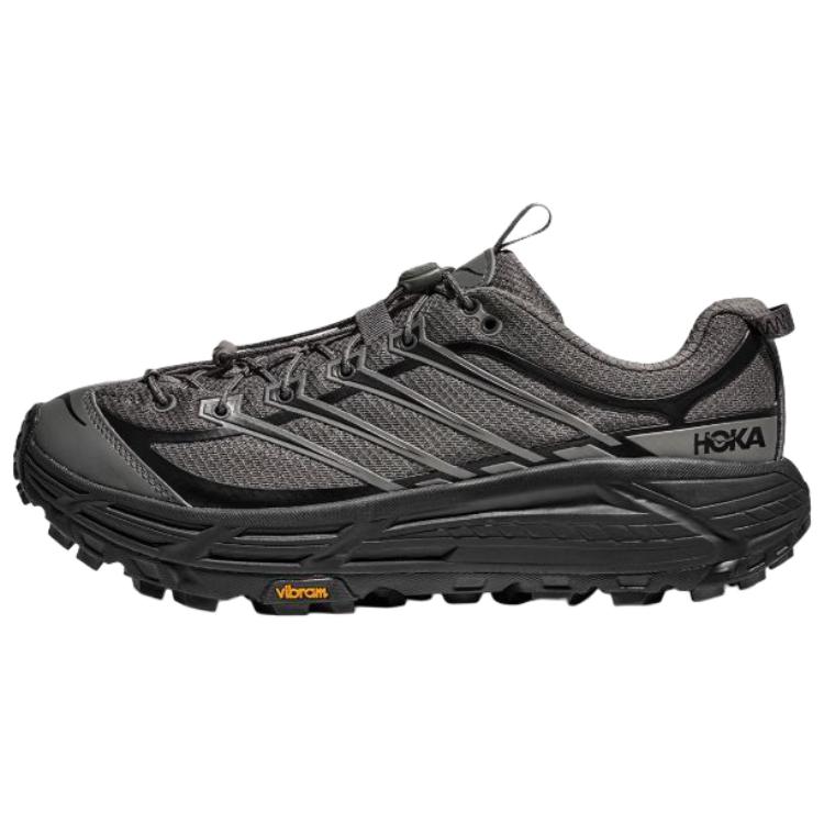 HOKA Mafate Three2 Gravel Carbon Black Unisex Sneaker Grau Gcrb-Gravel 1141572-GCRB 43⅓