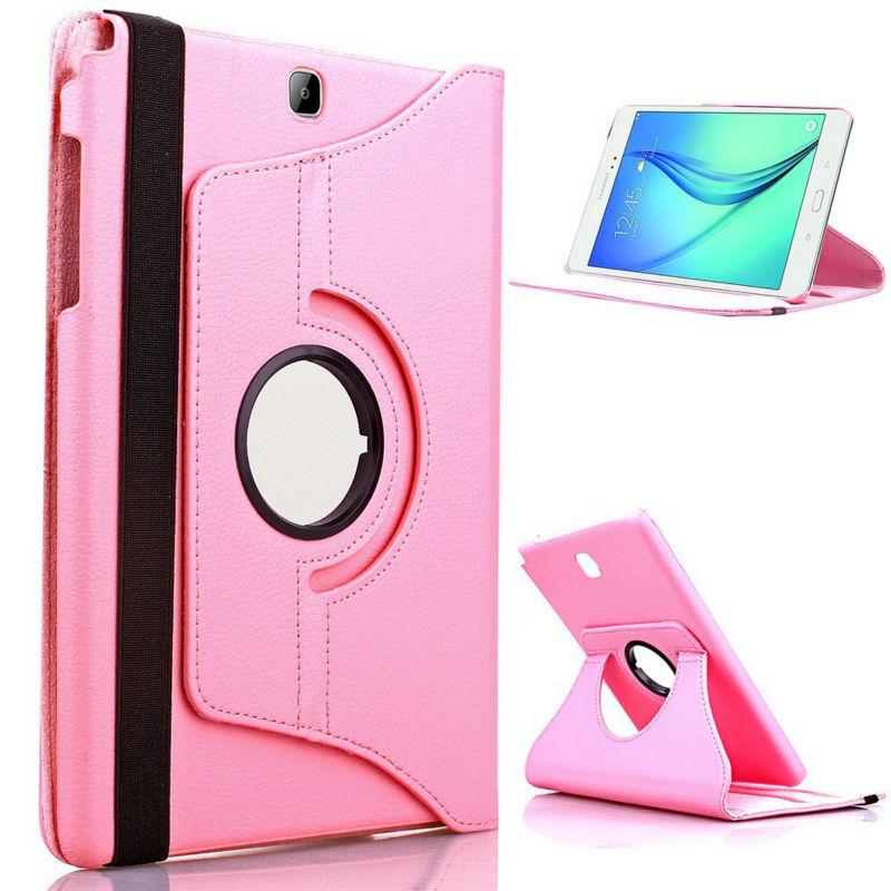 360 Rotation Hülle für Samsung Galaxy Tab S 8.4 T700 T705 Hülle 360 Smart PU Lederhülle für Samsung T700 T705 Hülle Flip 8.4in TabS 8.4 T700 rosa