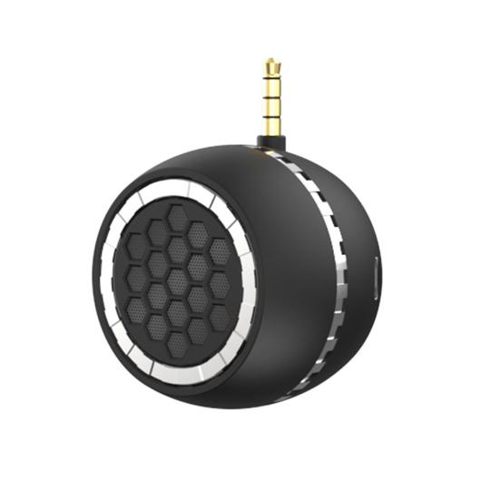 Mini-Computer-Lautsprecher, Plug-Play-Mini-Audio-Lautsprecher, direkt für Mobiltelefone, großer audiovisueller Lautsprecher schwarz