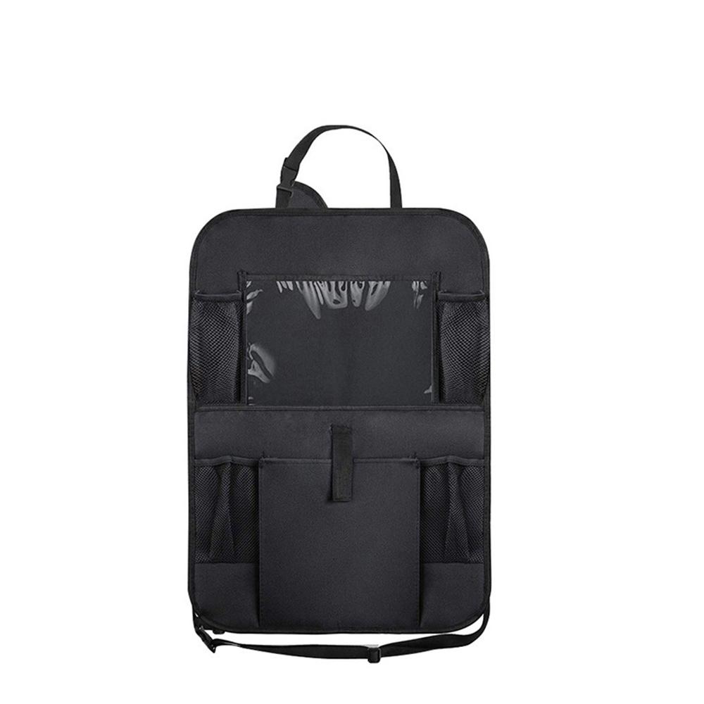 Car Rear Seat Organizer with Touch Screen Tablet Holder Automatic Storage Bag Cover Seat Seat Back Protector Child Travel Storage Bag Car Accessories 1PCS