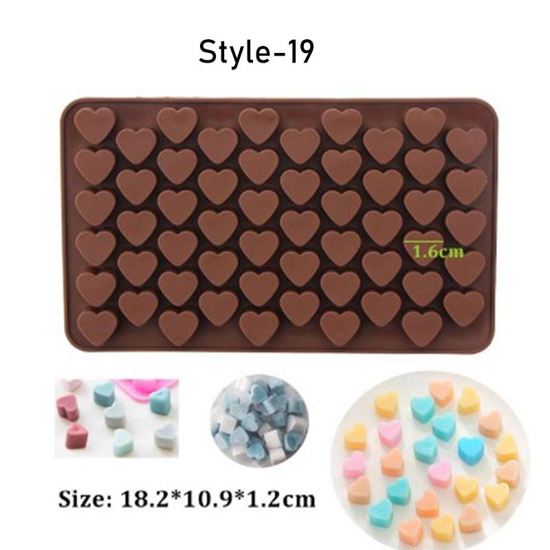 Mode Obst 3D Eis Harz Form Tier Form Jelly Pudding Kuchen Backen Werkzeug Gummibärchen Süßigkeiten Silikon Formen DIY Schokolade Mini heart