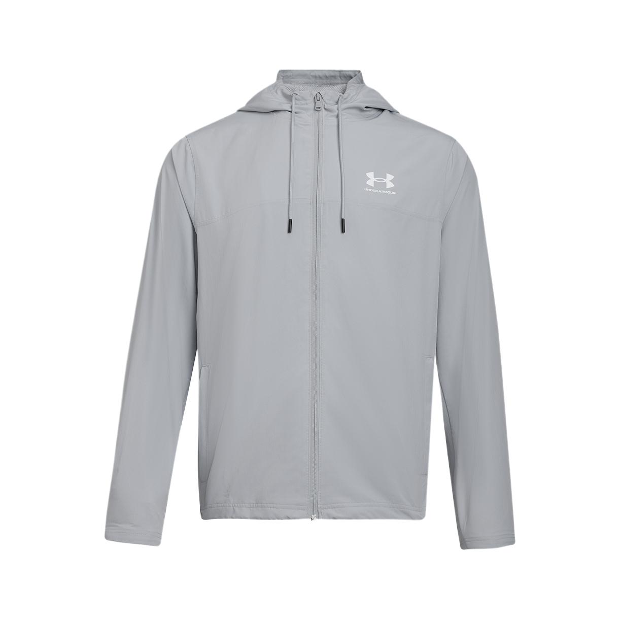 Under Armour UA Rival Warm Bequeme Winddichte Atmungsaktive Jacke Herren Jacke Grau 1390149-011 M