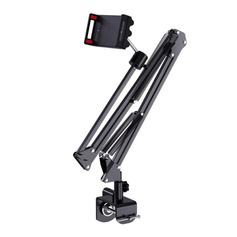 1PC Tablet-Halter fürs Bett mit 90cm Metallarm 360° drehbarer Bett-Tablet-Halter für iPad-Ständer 4,7~10,2 Zoll Telefon-Tablet-Halterung