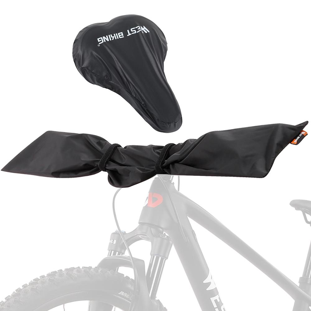 Radfahren Ausrüstung Set Fahrrad Zubehör Fahrrad Lenker Schutz Abdeckung Fahrrad Sitze Regen Abdeckung Set B