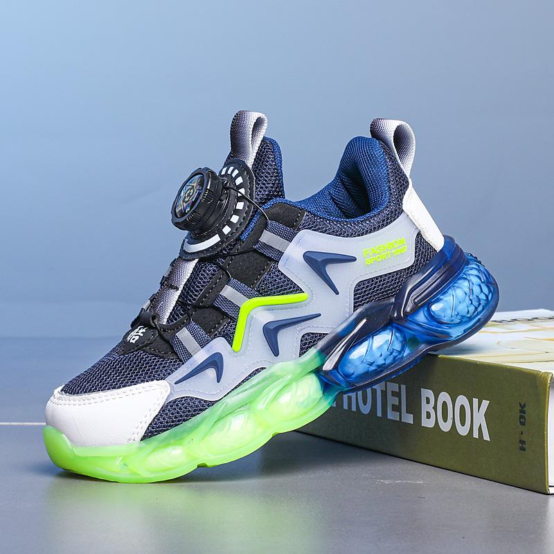 28-39 Kinder Anti Rutsch und Verschleiß Beständig Mode Outdoor Sport und Casual Schuhe Kinder Schuhe 28 dunkelblaue